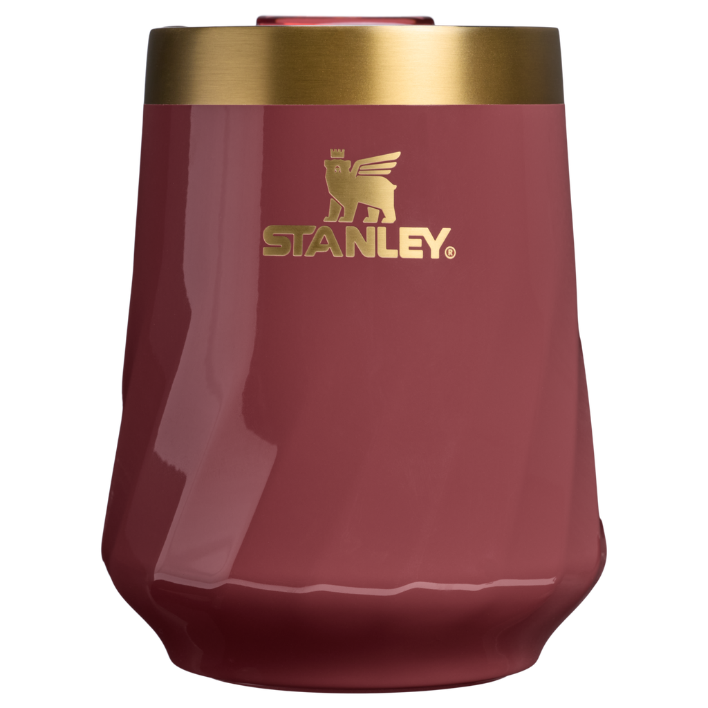 Shatterproof Luxury The Valentine’s Day Textured Reserve Wine Tumbler D233K - Shatterproof Flavor-Preserving Cocktail Tumbler with Lid - Red Velvet Gloss