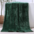 Decorative Knitted Fleece Throw Blanket for Couch, Soft Fluffy Sofa Bed Blanket with Vintage Pattern for All Season, Warm and Lightweigh... - Super Soft Reversible Sherpa Flannel Blanket - Default Title