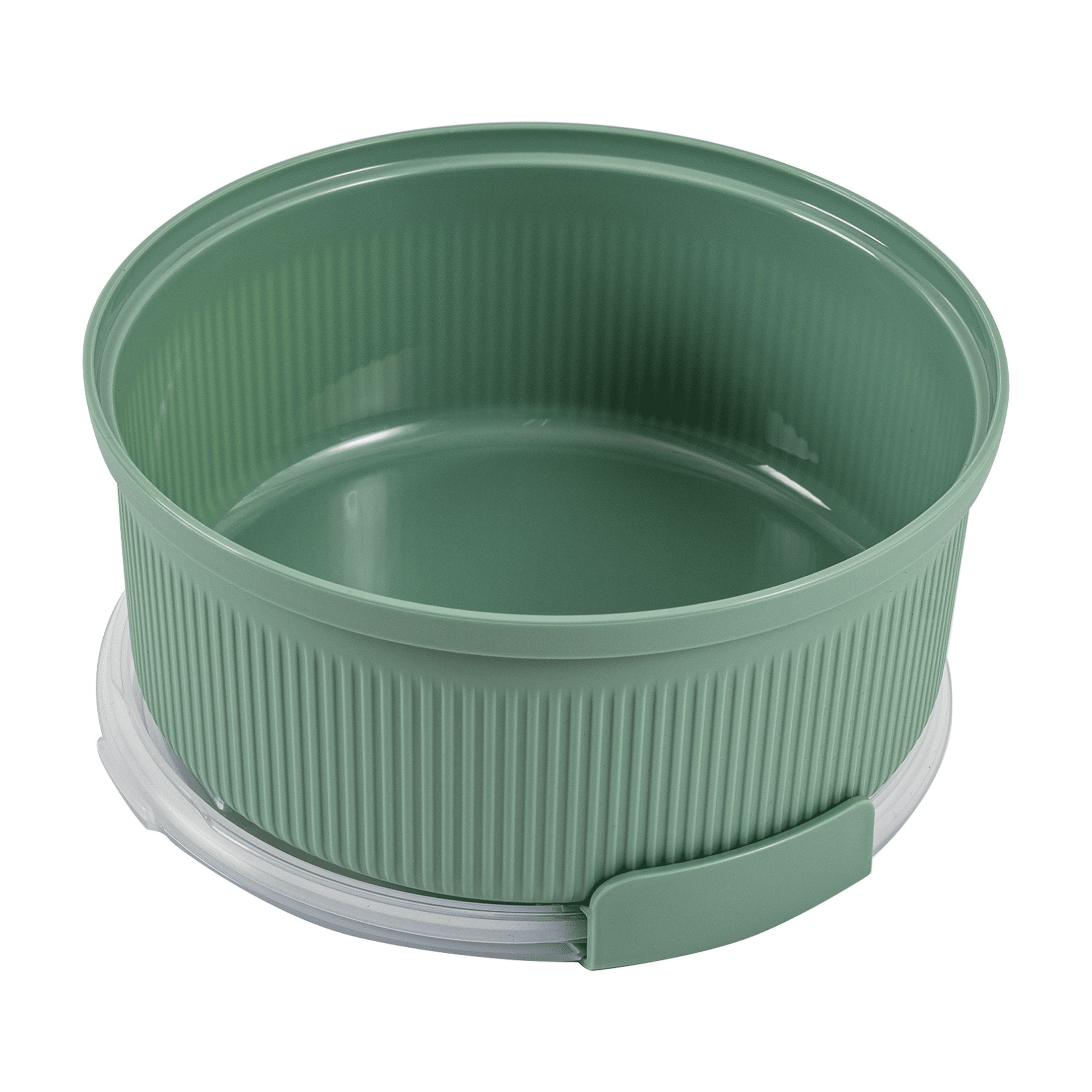 Sweet Treat Shaped (2 pack) Food Storage Bento Container, Round, Green, 47oz Capacity, A Practical Choice for School Lunches a... - Squishy Dohnut Sweet Treat Shaped Stress Toy Detail