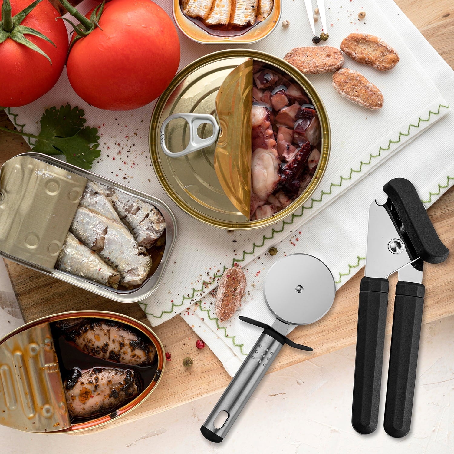 Premium Silicone 23 Piece Kitchen Utensils Set - Nylon and Stainless Steel Cooking Utensils Set - Black Utensil K... - Premium Stainless Steel Cooking Utensil for Non-Stick Pots Detail