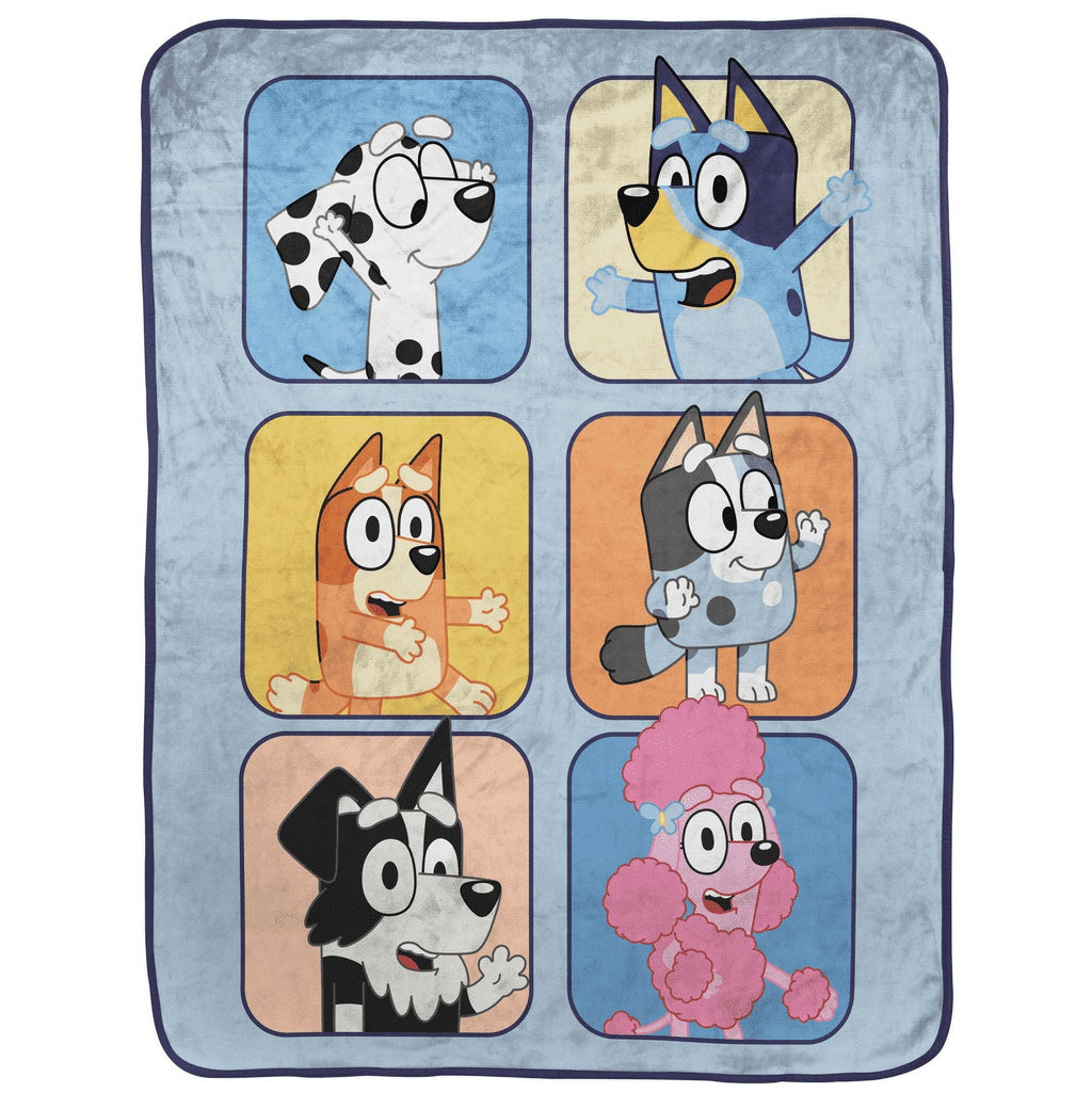 Cozy Fleece BBC & Friends 40x50 Throw Blanket - Cozy Fleece Throw Blanket for Couch & Bed Detail