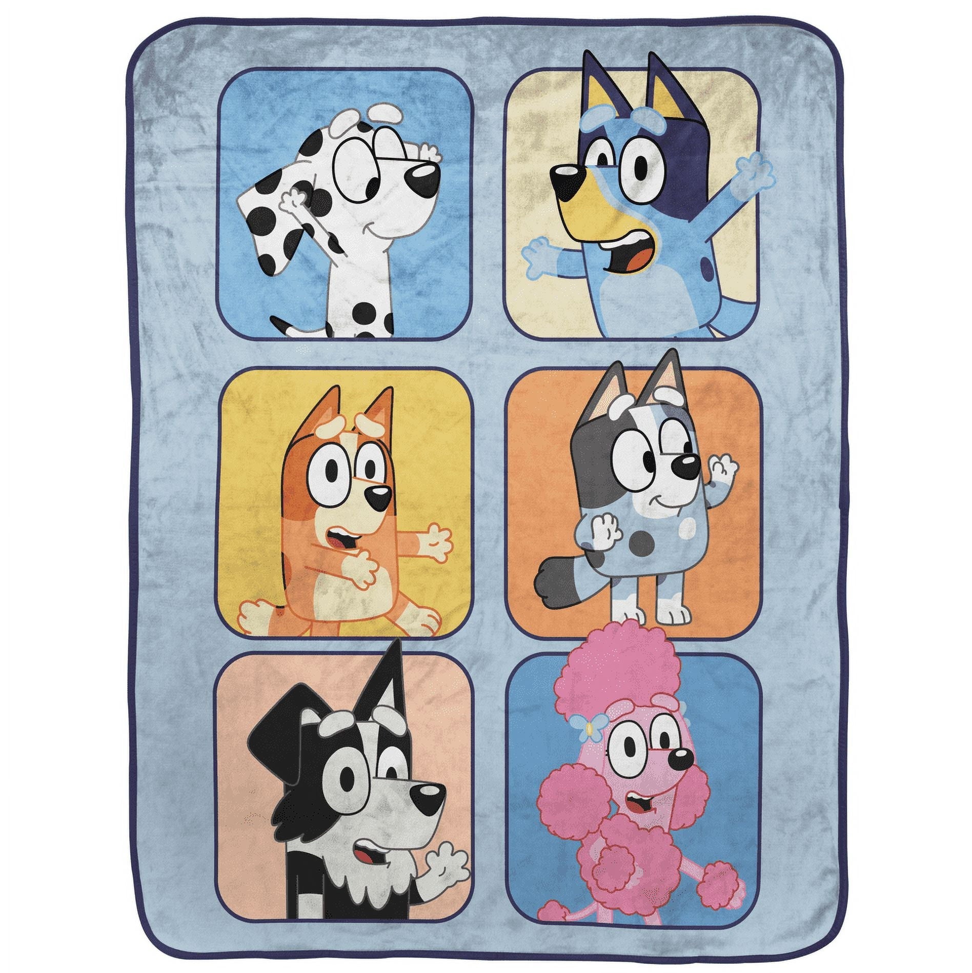 Cozy Fleece BBC & Friends 40x50 Throw Blanket - Cozy Fleece Throw Blanket for Couch & Bed Detail
