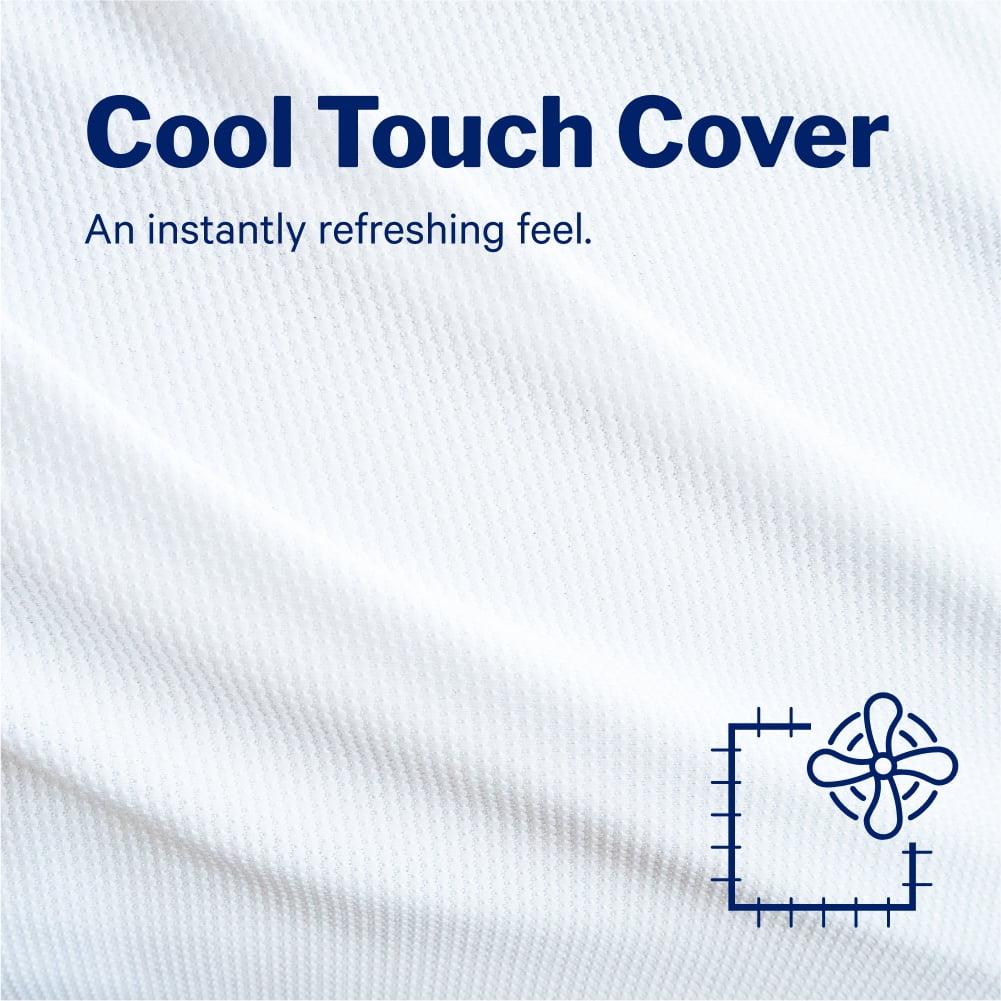 Ergonomic Memory Foam Sleep Essential Cooling Pillow, Standard - Orthopedic Shredded Foam Bed Pillow Set Detail