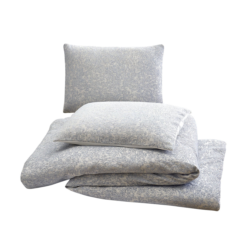 All-Season Better Homes & Garden Grey Chenille 3-Piece Comforter Set, Full/Queen, All Ages - Luxurious Quilted Duvet Cover Set Detail