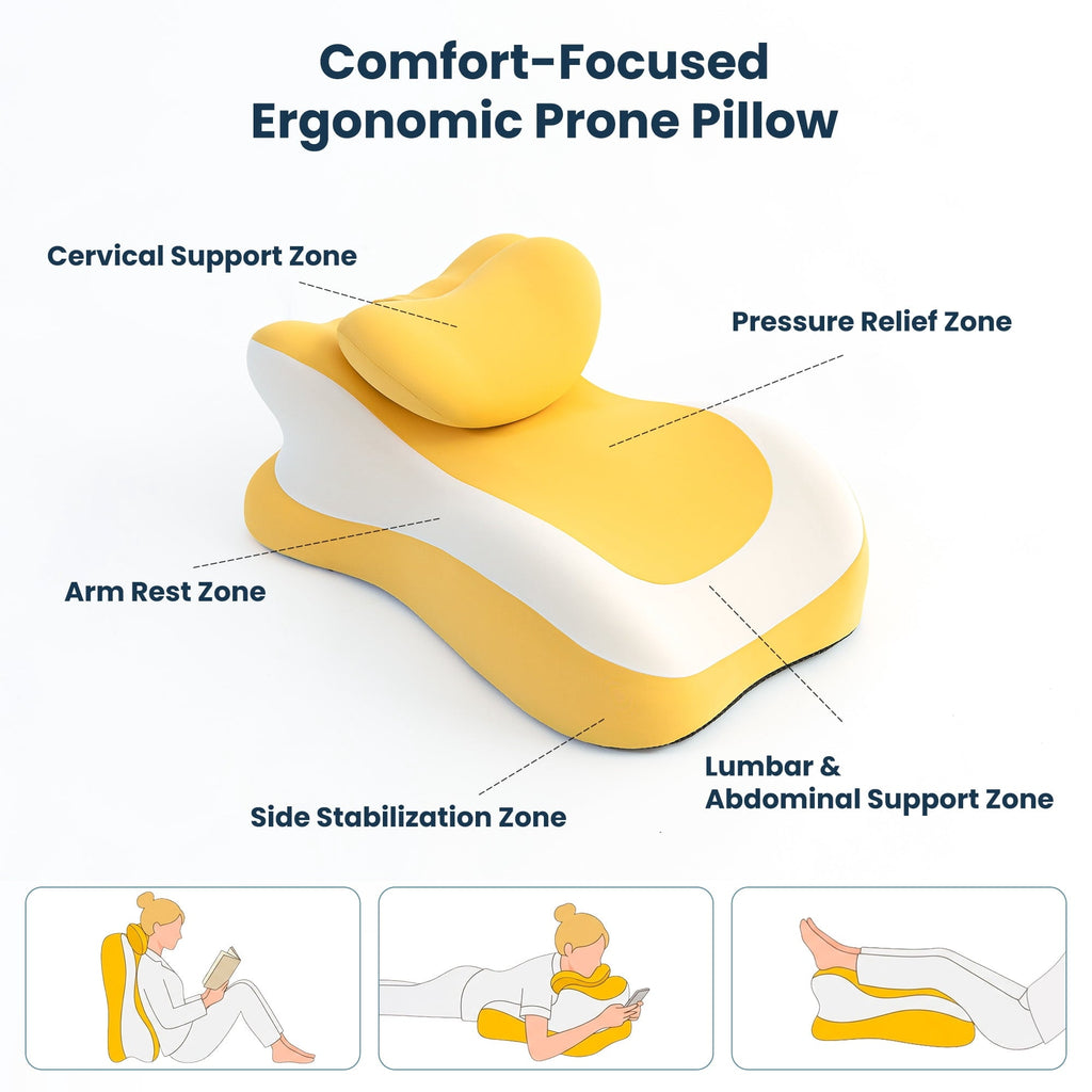 Hotel Collection Memory Foam Reading Pillow, Multi-Position Support Bed Pillow for Petite Adults, Reading Tools, Fun Couple Pillows Pr... - Decorative Throw Pillow Cushion for Sofa & Bed Detail