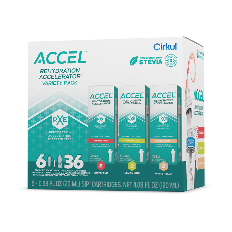 Sugar-Free Accel 6-Pack Variety Pack IZ9I - Sugar-Free Fruit Flavor Cartridge Refill - Default Title