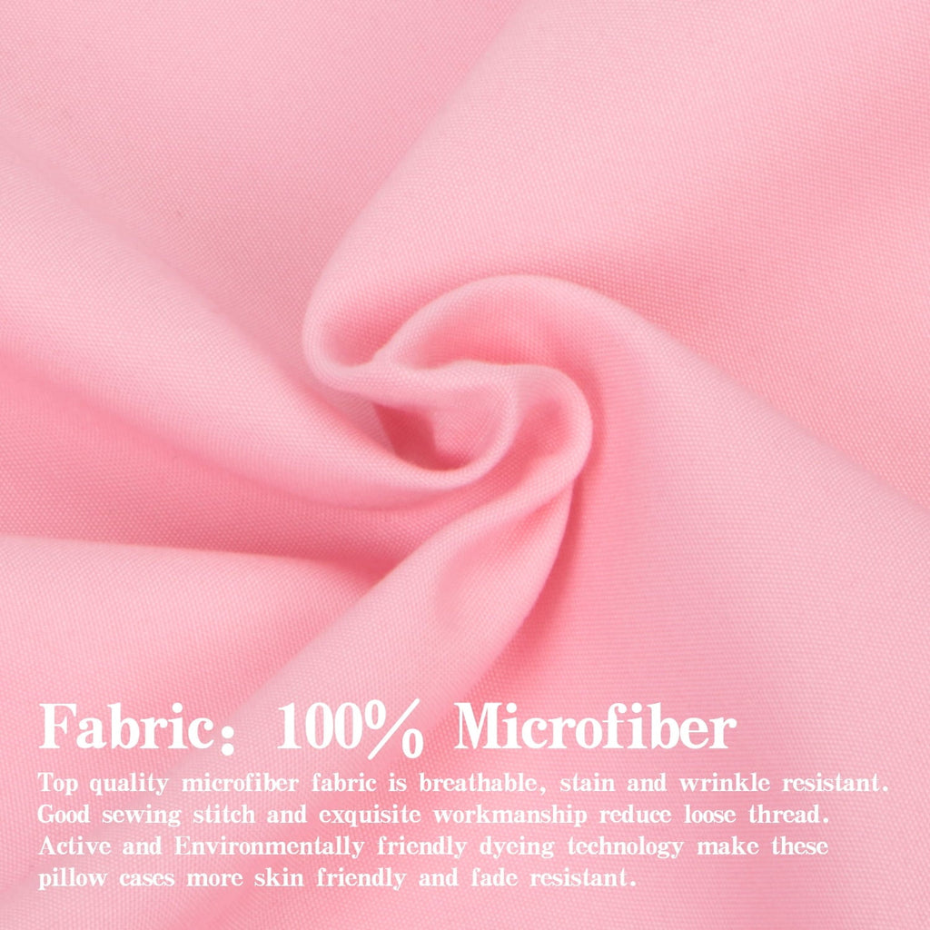 Ultra-Soft Microfiber Bed Sheets Set - 1800 Series Soft Sheet Set- 3 Piece - Twin XL - Pink - Breathable Egyptian Cotton Flat & Fitted Sheets Detail