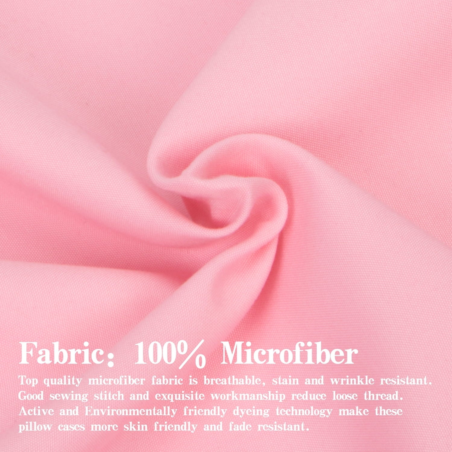 Ultra-Soft Microfiber Bed Sheets Set - 1800 Series Soft Sheet Set- 3 Piece - Twin XL - Pink - Breathable Egyptian Cotton Flat & Fitted Sheets Detail