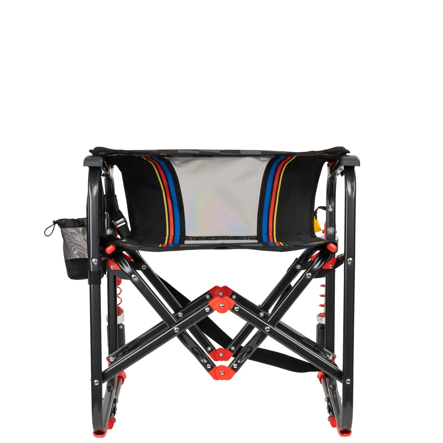 Smooth Motion Adjustable Rocker - NASCAR - Choice 899 - Patented Spring-Action Rocking Chair for Camping Detail