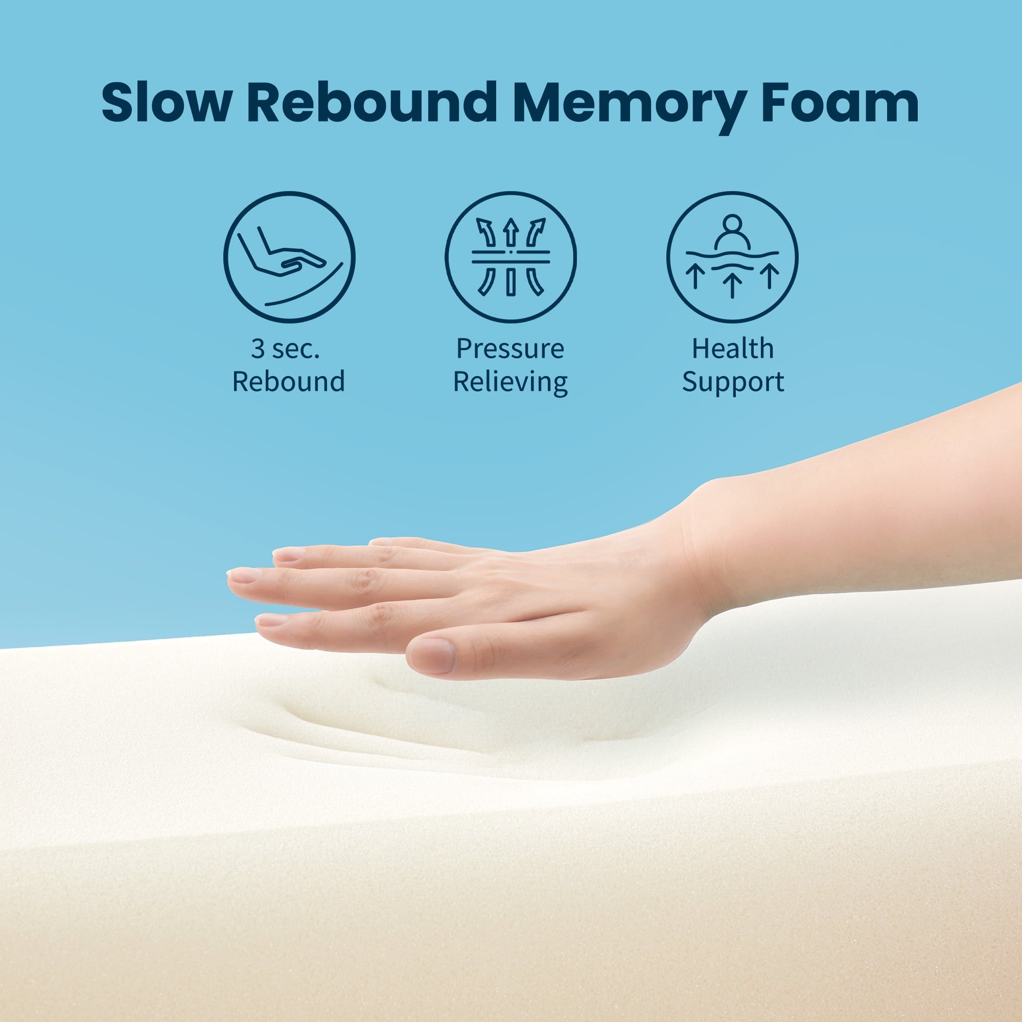 Fluffy Shredded Standard Cooling Memory Foam Pillow, Ergonomic Adjustable Orthopedic Contour Bed Pillows Neck Support for Side Back S... - Hotel Quality Plush Sleeping Pillows Detail