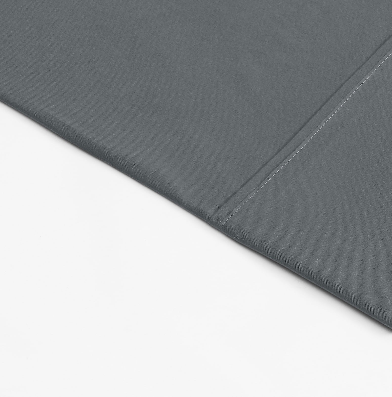 Ultra-Soft Super Soft Brushed Microfiber Bed Sheet Set, Soothing Gray, Queen, 4 Piece - Breathable Egyptian Cotton Flat & Fitted Sheets Detail