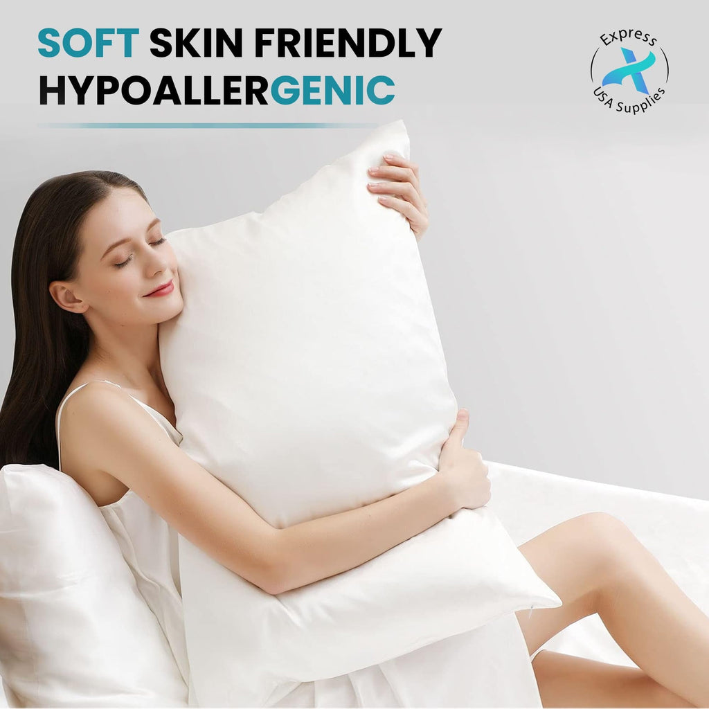 Orthopedic Support 2-Pack Standard Bed Pillows – Soft, Breathable & Hypoallergenic for Better Sleep - Orthopedic Shredded Foam Bed Pillow Set Detail