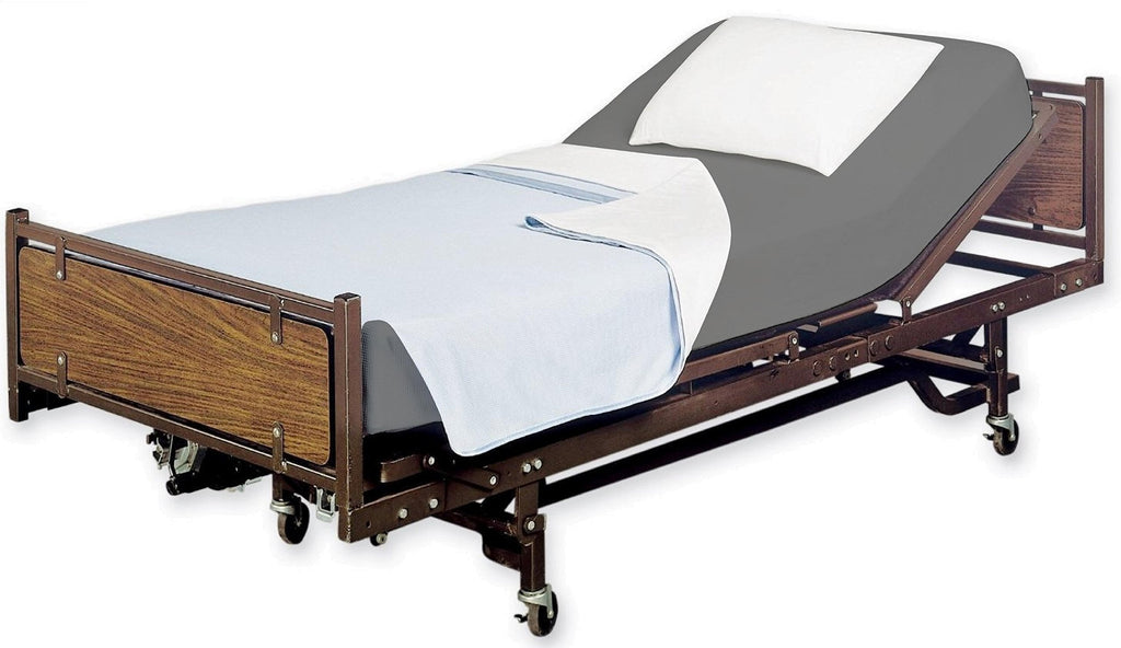 Breathable Luxury 2 Pack Fitted Hospital Bed Sheets with Elastic All Around for a Double Brushed Ultra Soft Breathable 100% Microfiber ... - Breathable Egyptian Cotton Flat & Fitted Sheets Detail