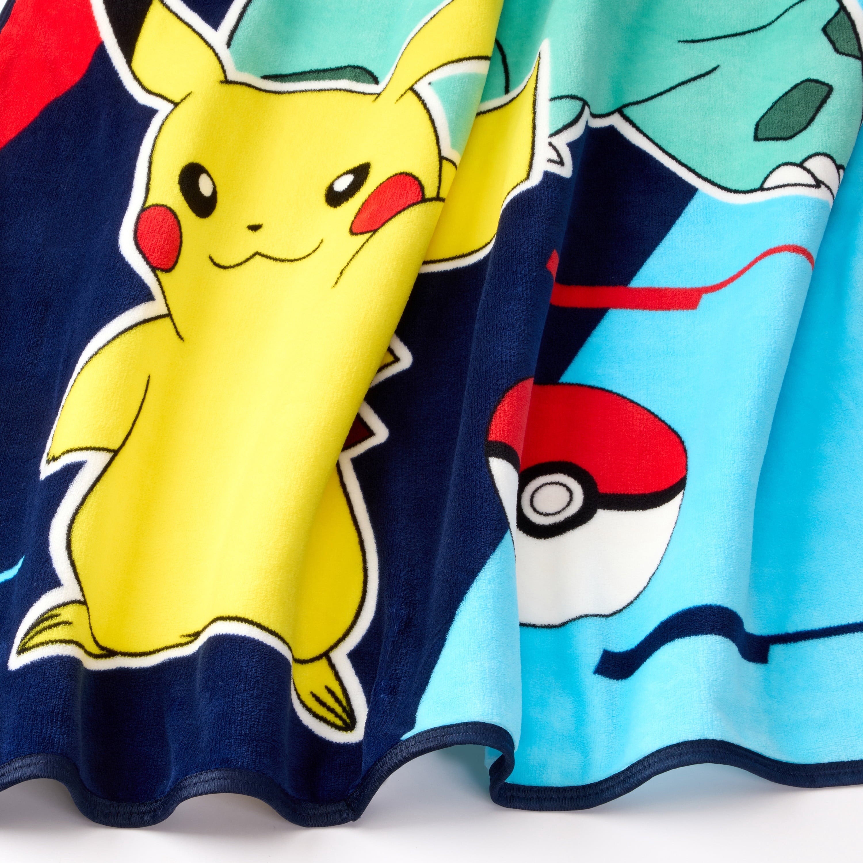 Reversible Sherpa Kids Print Fleece Throw Blanket, 46 x 60 - Lightweight Plush Warm Blanket for All Seasons Detail