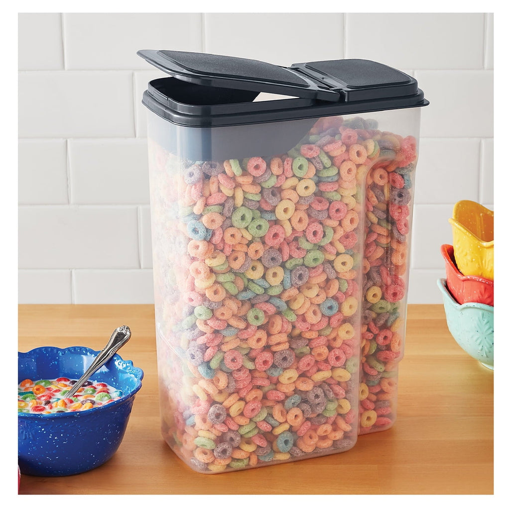 Fun Food Fidget Plastic Cereal Dispenser with Lid, 32 Cup Airtight Cereal Storage Container for Pantry Organization and Dry Foo... - Deliciously Soft Cupcake Sensory Glob Detail