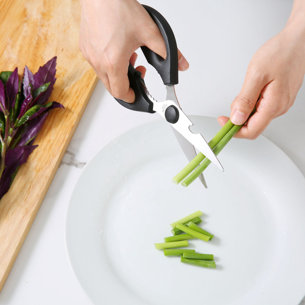Innovative Stainless Steel Multi-Purpose 8.6in Kitchen Shears - Innovative Kitchen Helper for Modern Cooking Detail