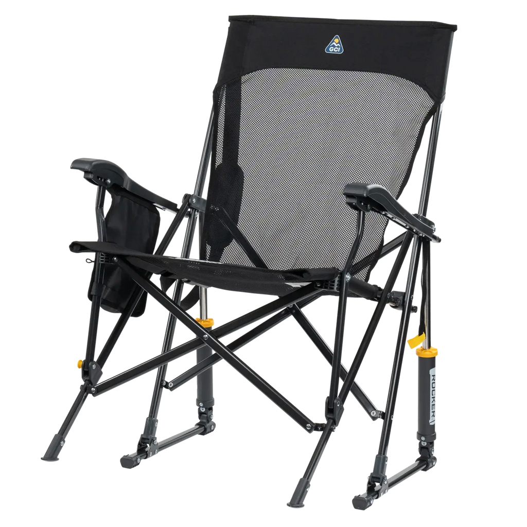 Patented Spring-Action BreezeRocker - Choice 504 - Patented Spring-Action Rocking Chair for Camping Detail