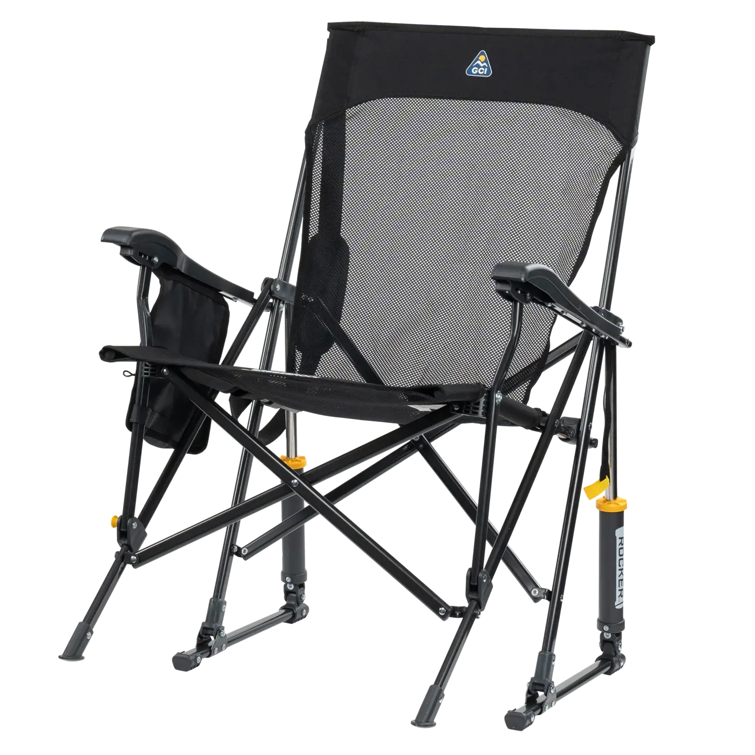 Patented Spring-Action BreezeRocker - Choice 504 - Patented Spring-Action Rocking Chair for Camping Detail