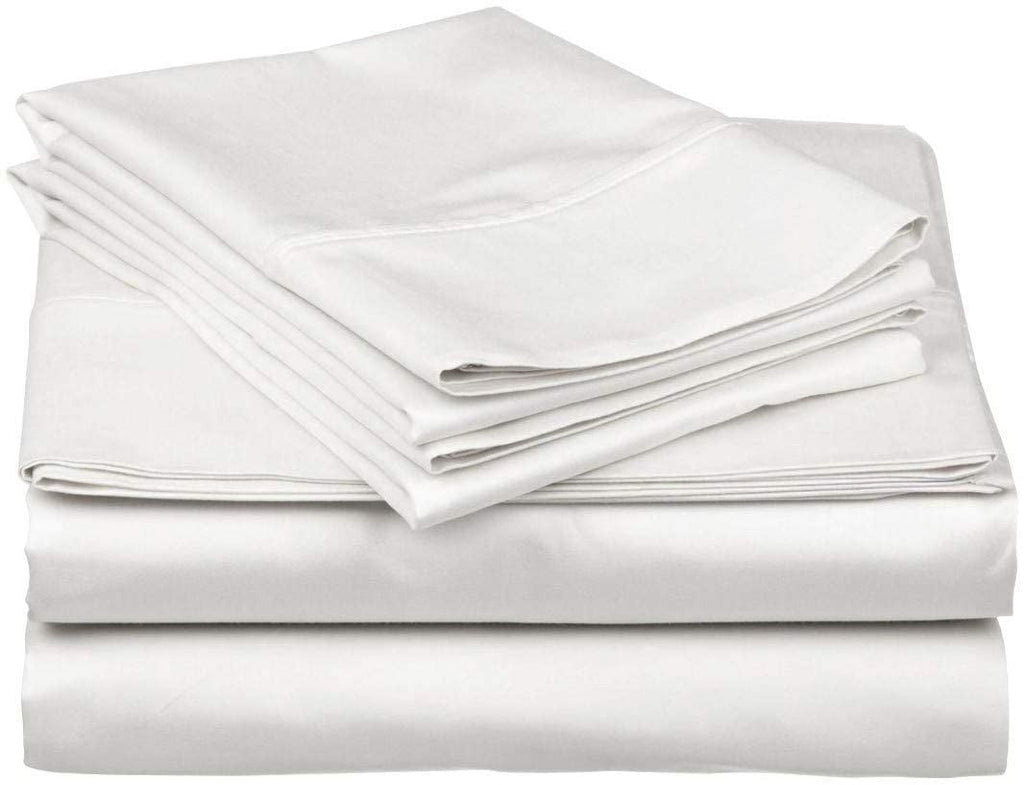 Wrinkle-Resistant Top Split King 100% Egyptian Cotton 1000 Thread Count, Adjustable Beds -Top Split King Sheets Sets (4 Pcs) Split Down... - Premium Ultra-Soft Pillowcase Pair for Sleeping Detail