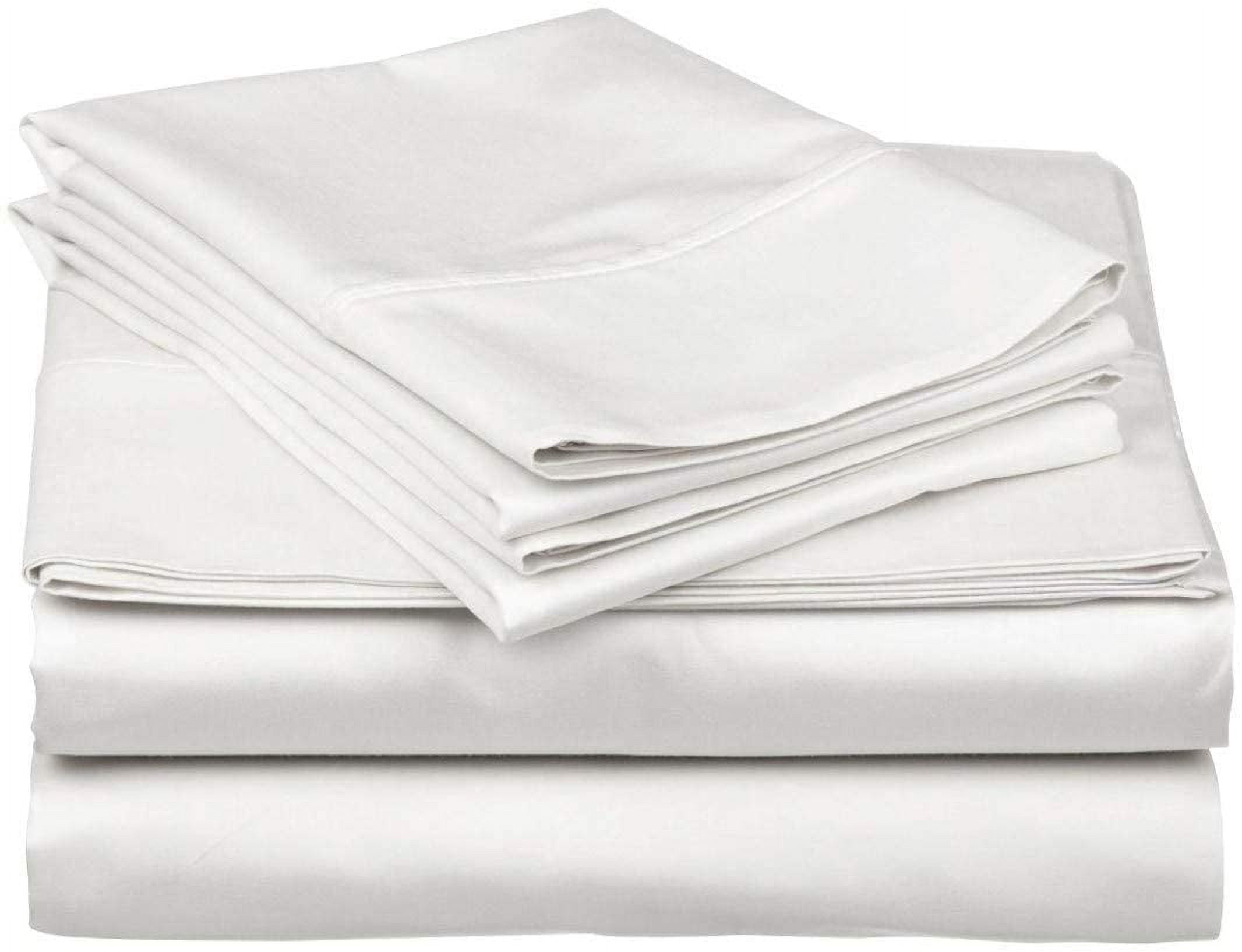 Wrinkle-Resistant Top Split King 100% Egyptian Cotton 1000 Thread Count, Adjustable Beds -Top Split King Sheets Sets (4 Pcs) Split Down... - Premium Ultra-Soft Pillowcase Pair for Sleeping Detail