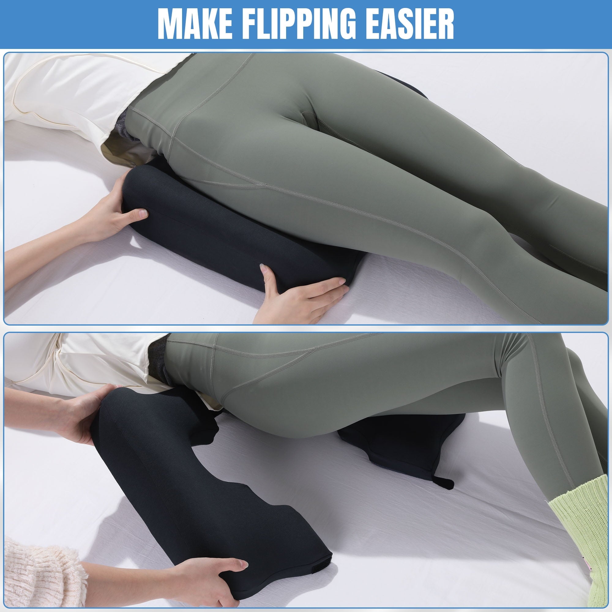 Hotel Collection Memory Foam Bed Sore Cushions for Butt, Bedsore Pressure Relief Pillow for Sleeping and Sitting,Cushion for Bed Sores... - Hotel Quality Plush Sleeping Pillows Detail