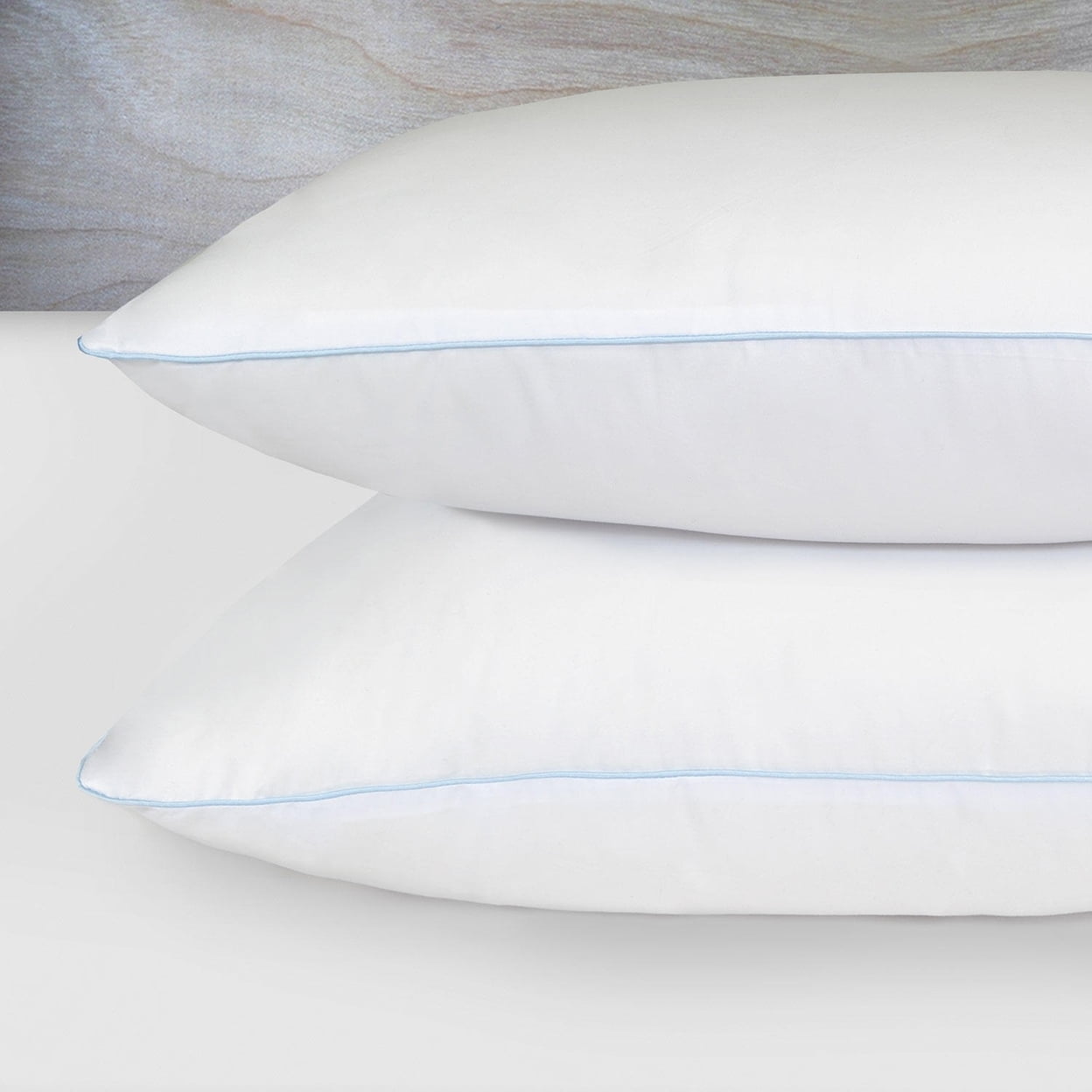 Fluffy Shredded Comfy Sleep Eco-Friendly Bed Pillow Standard/Queen (2 Pk) - Ergonomic Memory Foam Pillow for Neck Pain Support Detail