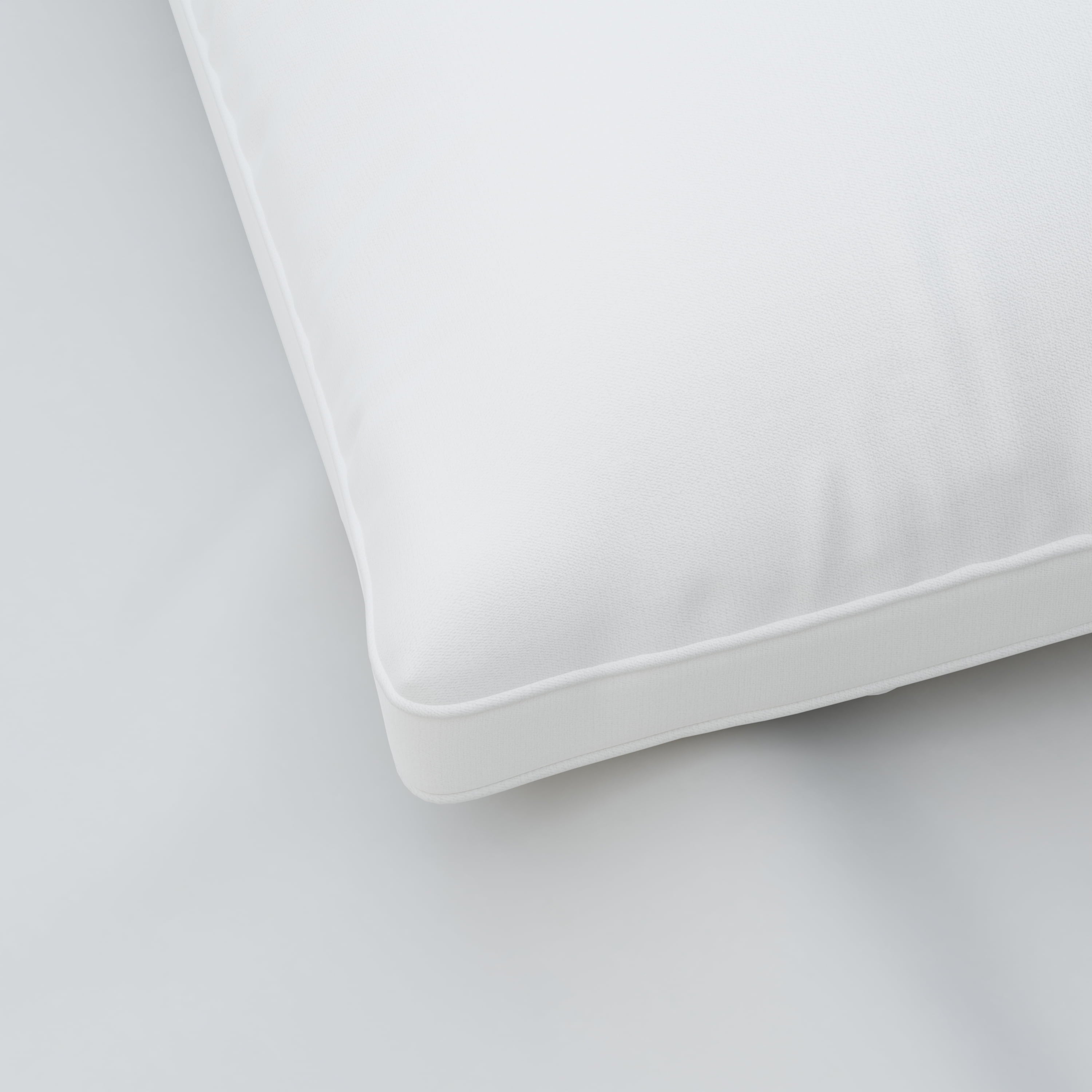 Decorative Plump Cooling Bed Pillow, Jumbo, White- Extra Firm, 2 Count - Hotel Quality Plush Sleeping Pillows Detail