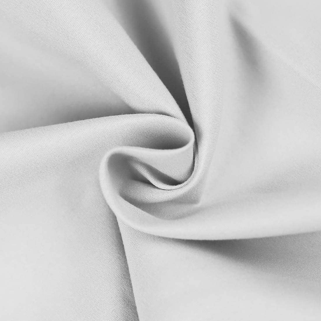 Breathable Luxury 2 Pack Fitted Hospital Bed Sheets with Elastic All Around for a Double Brushed Ultra Soft Breathable 100% Microfiber ... - Breathable Egyptian Cotton Flat & Fitted Sheets Detail
