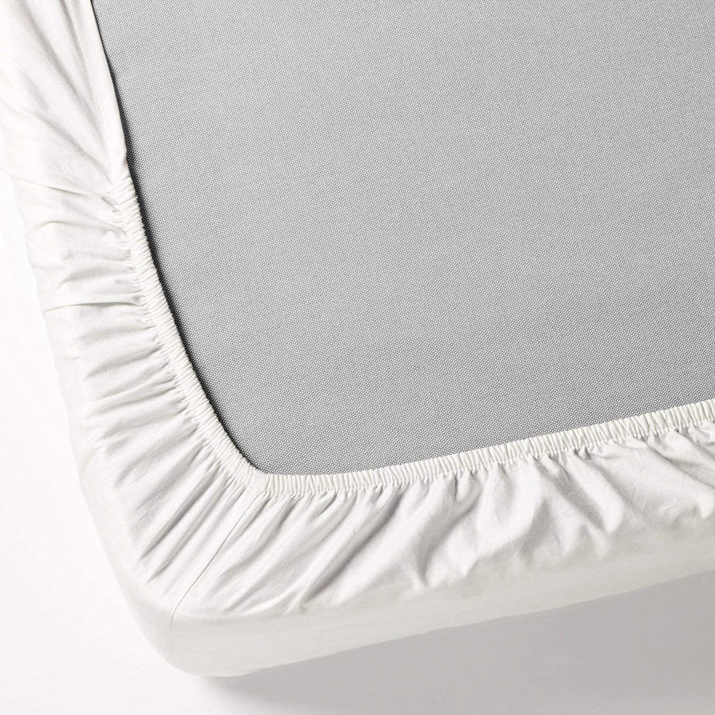 Wrinkle-Resistant 4 Pack - Fitted Hospital Bed Sheets, Soft Knitted Jersey Knit Sheet, 36"x84"x16" - Breathable Egyptian Cotton Flat & Fitted Sheets Detail