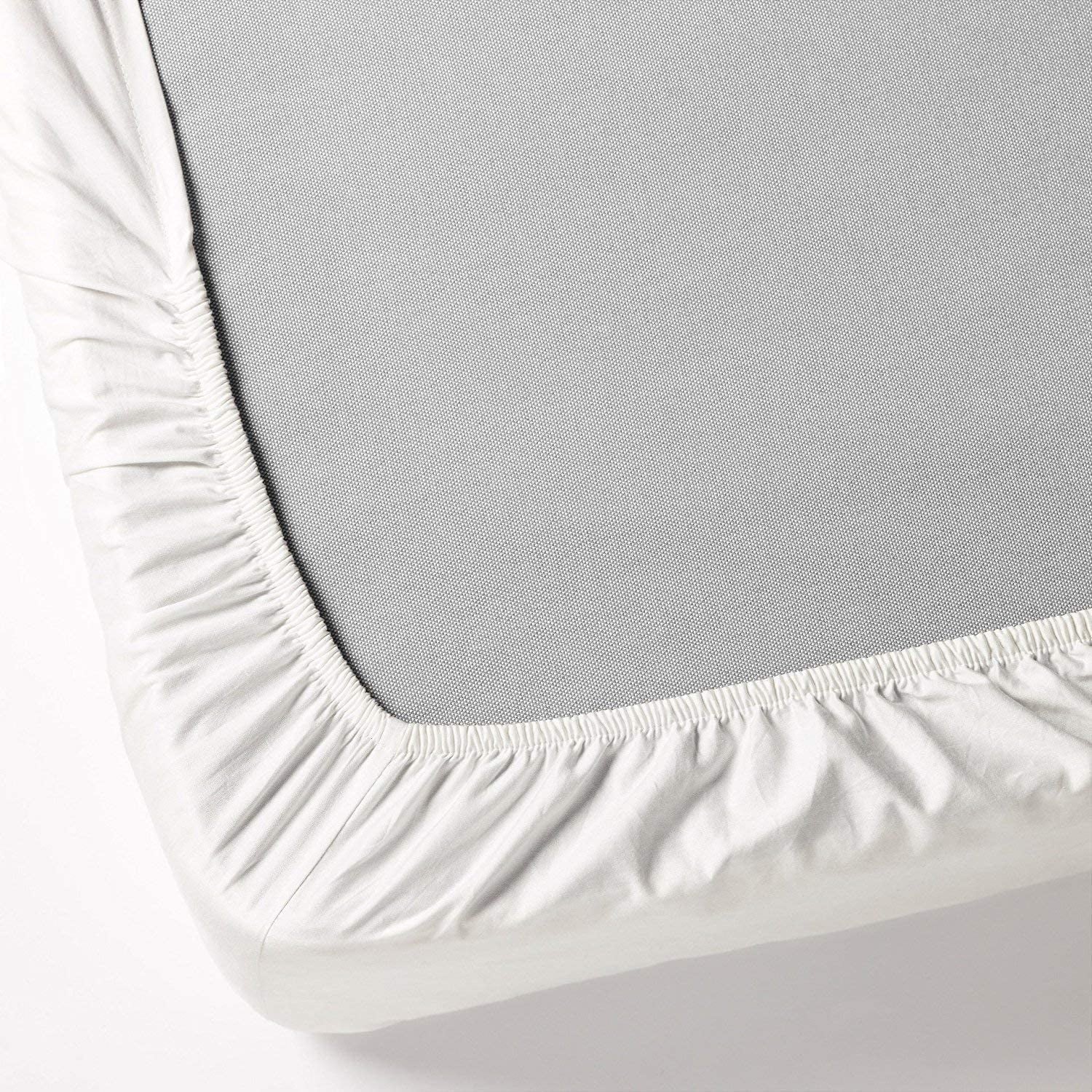 Wrinkle-Resistant 4 Pack - Fitted Hospital Bed Sheets, Soft Knitted Jersey Knit Sheet, 36"x84"x16" - Breathable Egyptian Cotton Flat & Fitted Sheets Detail