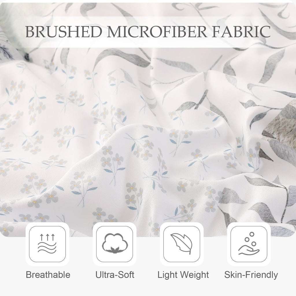 Luxurious Quilted 3-Piece Patchwork King Size Comforter Set, Microfiber Bedding Down Alternative Comforter for All Seasons with 2 Pillo... - Hypoallergenic Ultra-Fluffy Quilt for Winter Detail