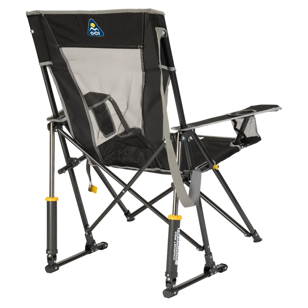 Patented Spring-Action Comfort Pro Rocker - Choice 375 - Freestyle Rocker Portable Outdoor Folding Chair Detail