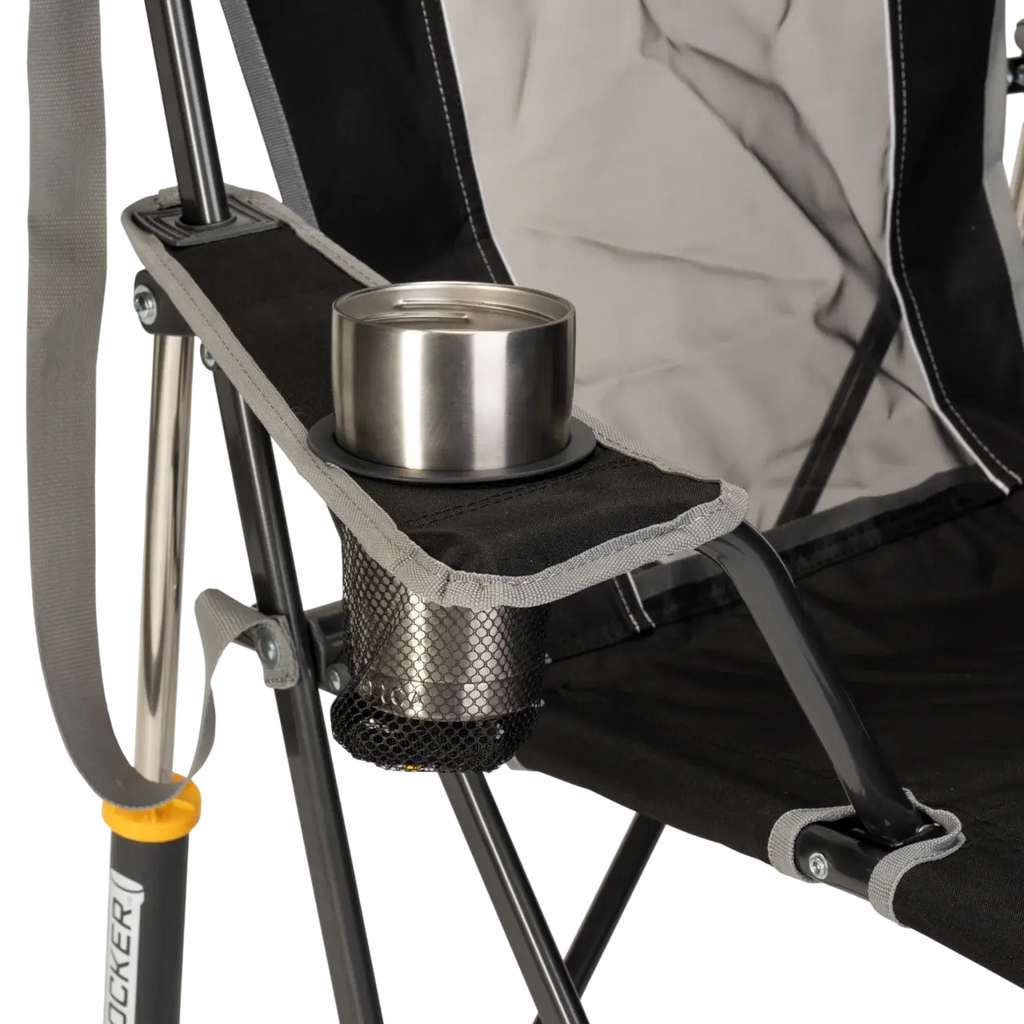 Patented Spring-Action Comfort Pro Rocker - Choice 375 - Freestyle Rocker Portable Outdoor Folding Chair Detail