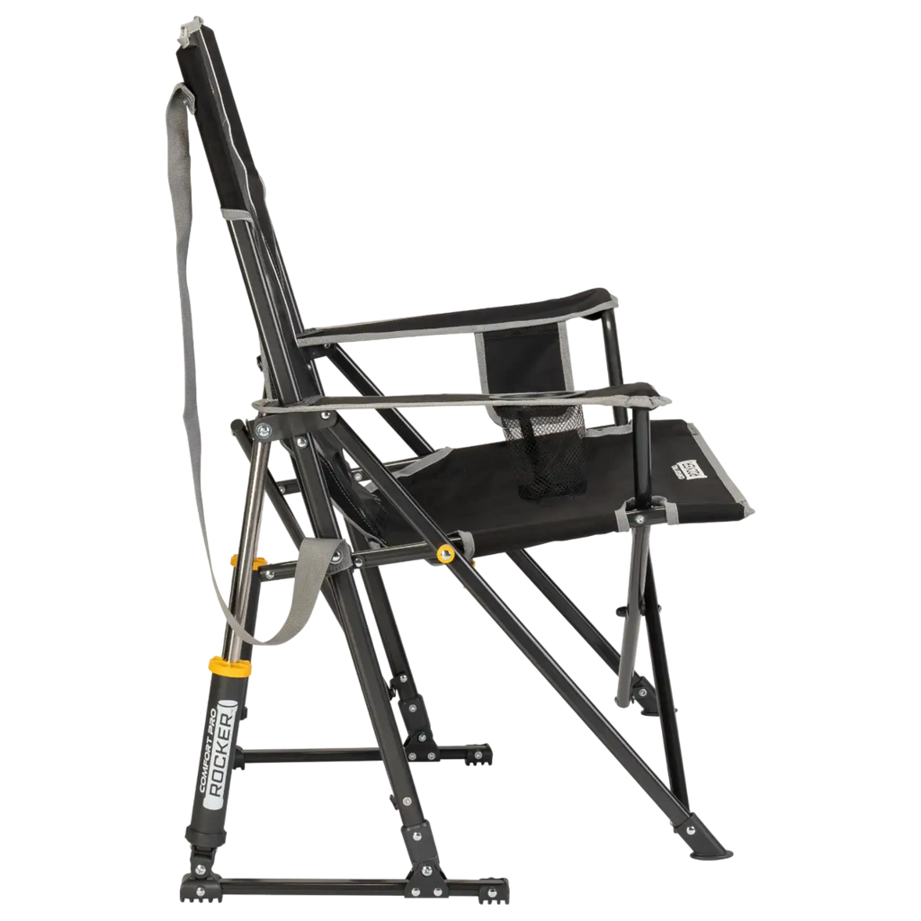 Patented Spring-Action Comfort Pro Rocker - Choice 375 - Freestyle Rocker Portable Outdoor Folding Chair Detail