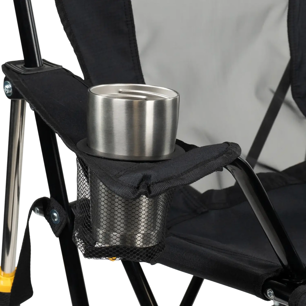 Premium All-Weather College Comfort Pro Rocker - USC Trojans - Choice 856 - RoadTrip Rocker Smooth Motion Camp Chair Detail