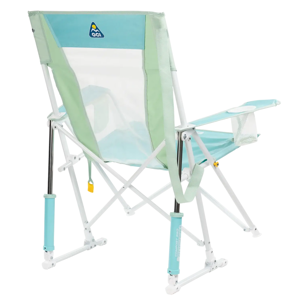 Patented Spring-Action Comfort Pro Rocker - Choice 375 - Freestyle Rocker Portable Outdoor Folding Chair Detail