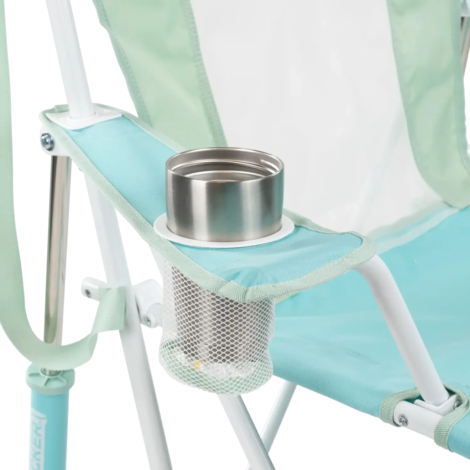 Patented Spring-Action Comfort Pro Rocker - Choice 375 - Freestyle Rocker Portable Outdoor Folding Chair Detail