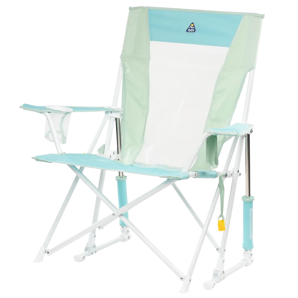 Patented Spring-Action Comfort Pro Rocker - Choice 375 - Freestyle Rocker Portable Outdoor Folding Chair Detail