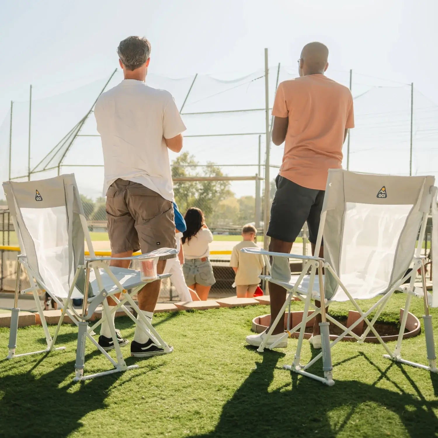 Smooth Motion Comfort Pro Rocker XL - Choice 107 - Freestyle Rocker Portable Outdoor Folding Chair Detail