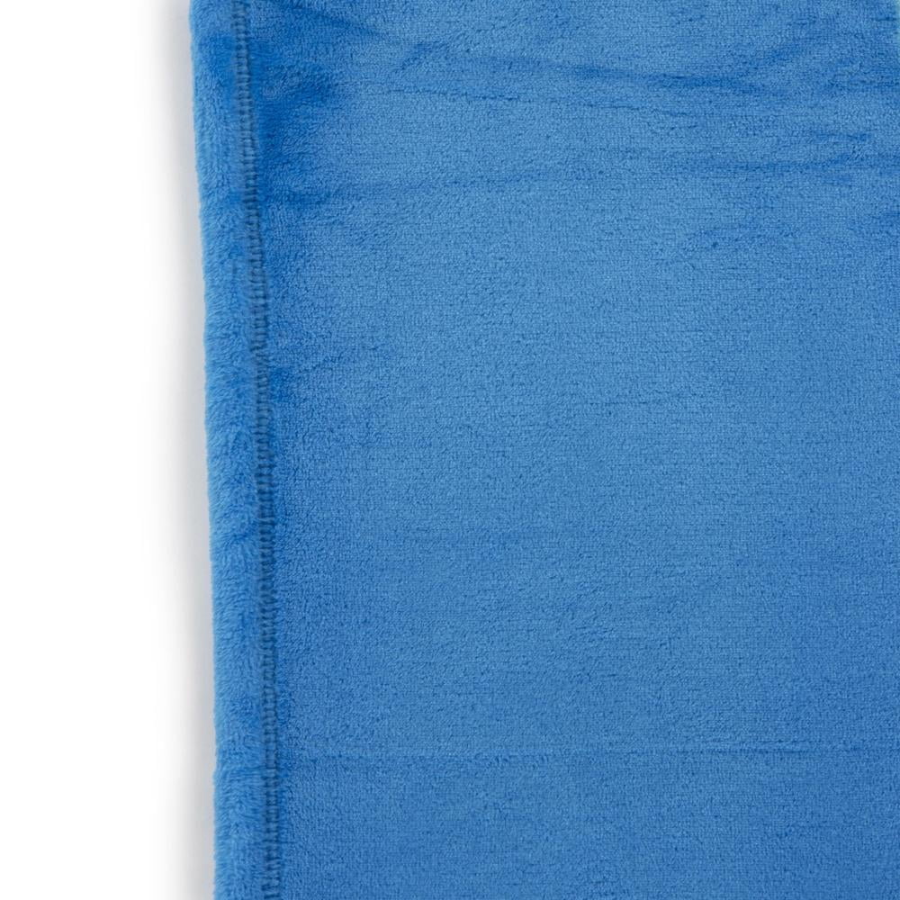 Lightweight Warm Master Builder Kids Blue Silk Touch Throw Blanket 62" x 90" Ultra-Soft and Cozy - Luxury Knitted Decorative Throw Blanket with Fringes Detail