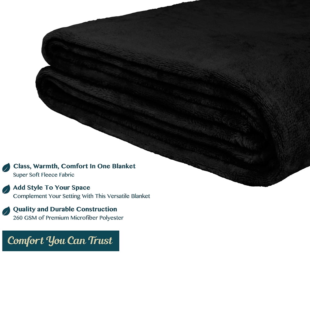 Reversible Sherpa Fleece Blanket Throw | Super Soft, Plush, Luxury Flannel Throw | Lightweight Microfiber Blanket for Sofa Couch Bed 50... - Super Soft Reversible Sherpa Flannel Blanket Detail