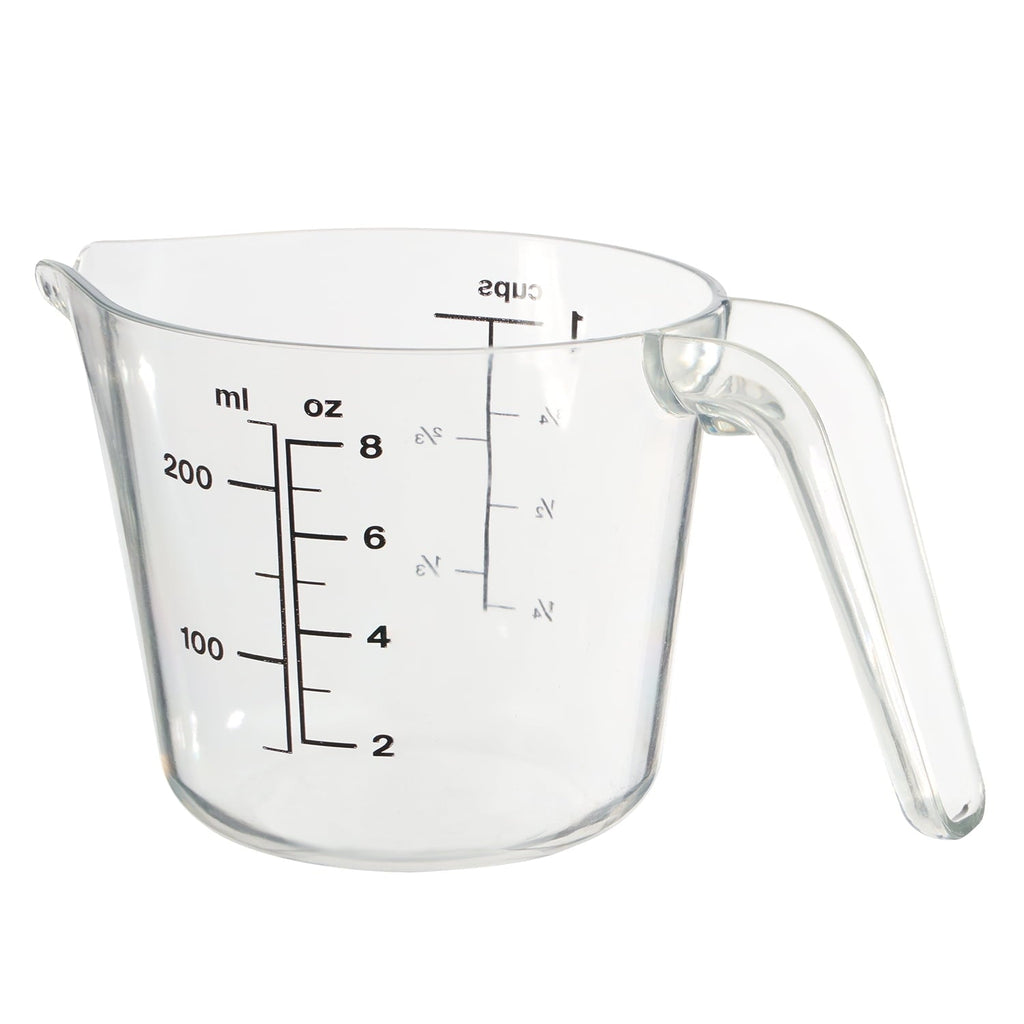 Innovative 1 Cup Large Spout Plastic Measuring Cup, Clear - Multi-Functional Manual Food Chopper & Slicer Detail