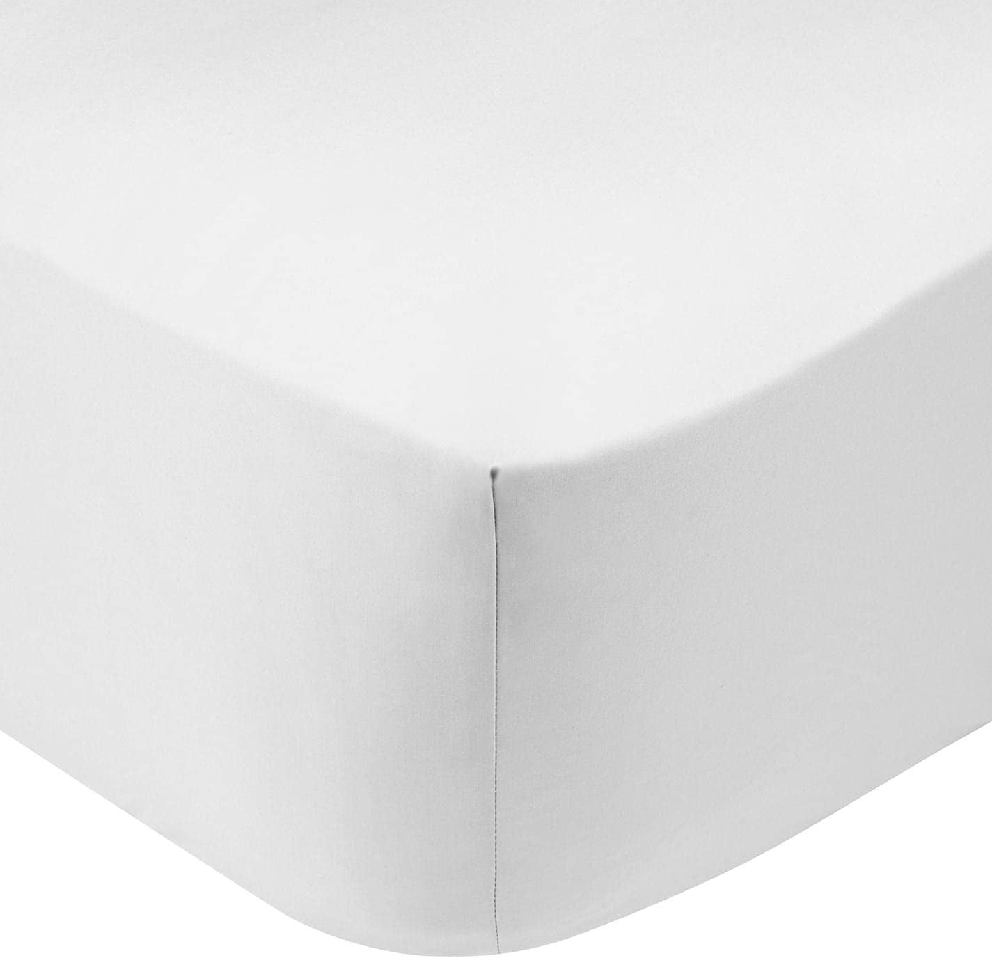 Wrinkle-Resistant 4 Pack - Fitted Hospital Bed Sheets, Soft Knitted Jersey Knit Sheet, 36"x84"x16" - Breathable Egyptian Cotton Flat & Fitted Sheets Detail