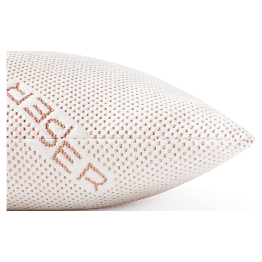 Decorative Plump Copperloft King Bed Pillow, 2 Pack, Hypoallergenic - Decorative Throw Pillow Cushion for Sofa & Bed Detail