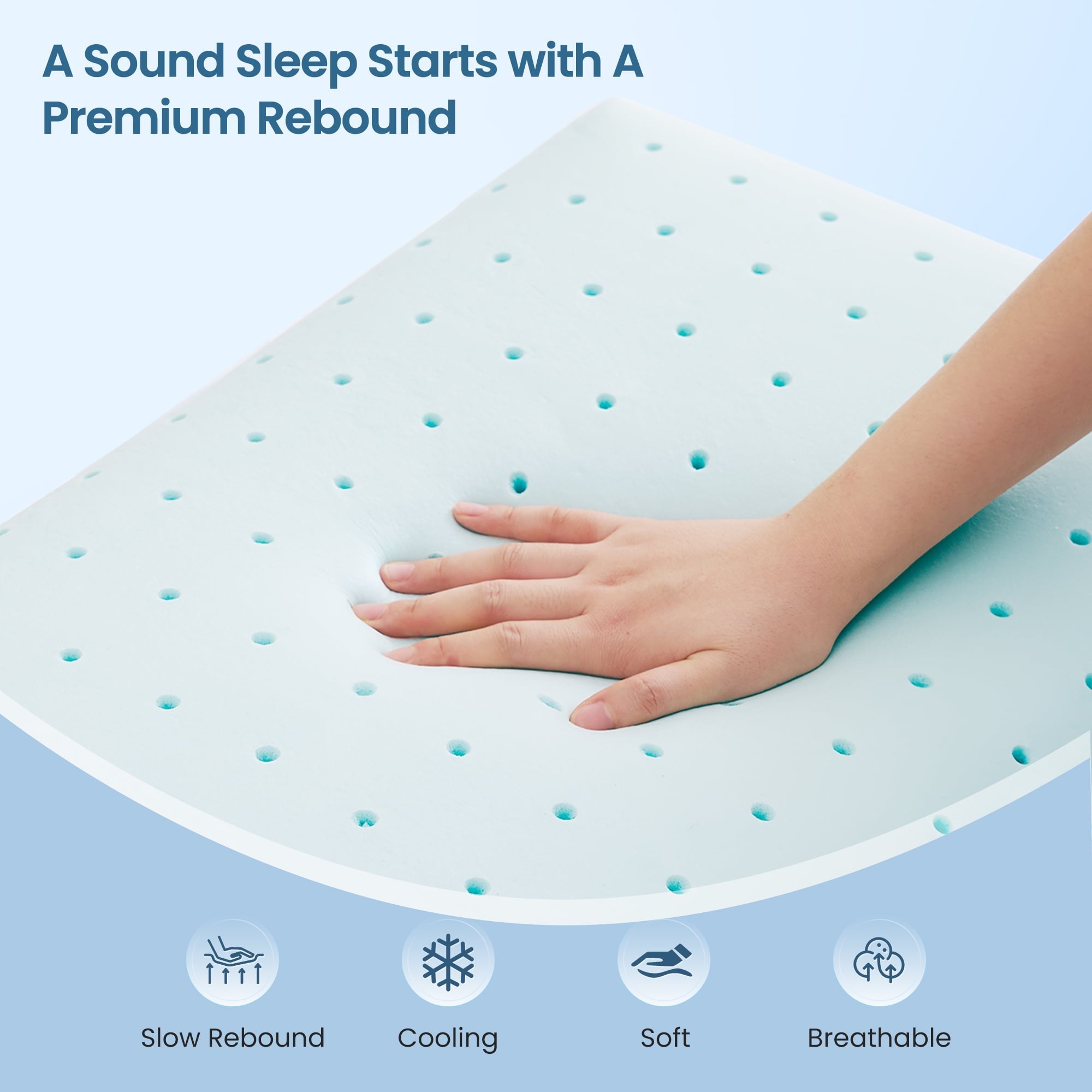 Orthopedic Support Gel Memory Foam Pillow for Bed, Adjustable Height Bed Pillow with 0.8" Removable Insert, Ergonomic Neck Support for S... - Orthopedic Shredded Foam Bed Pillow Set Detail
