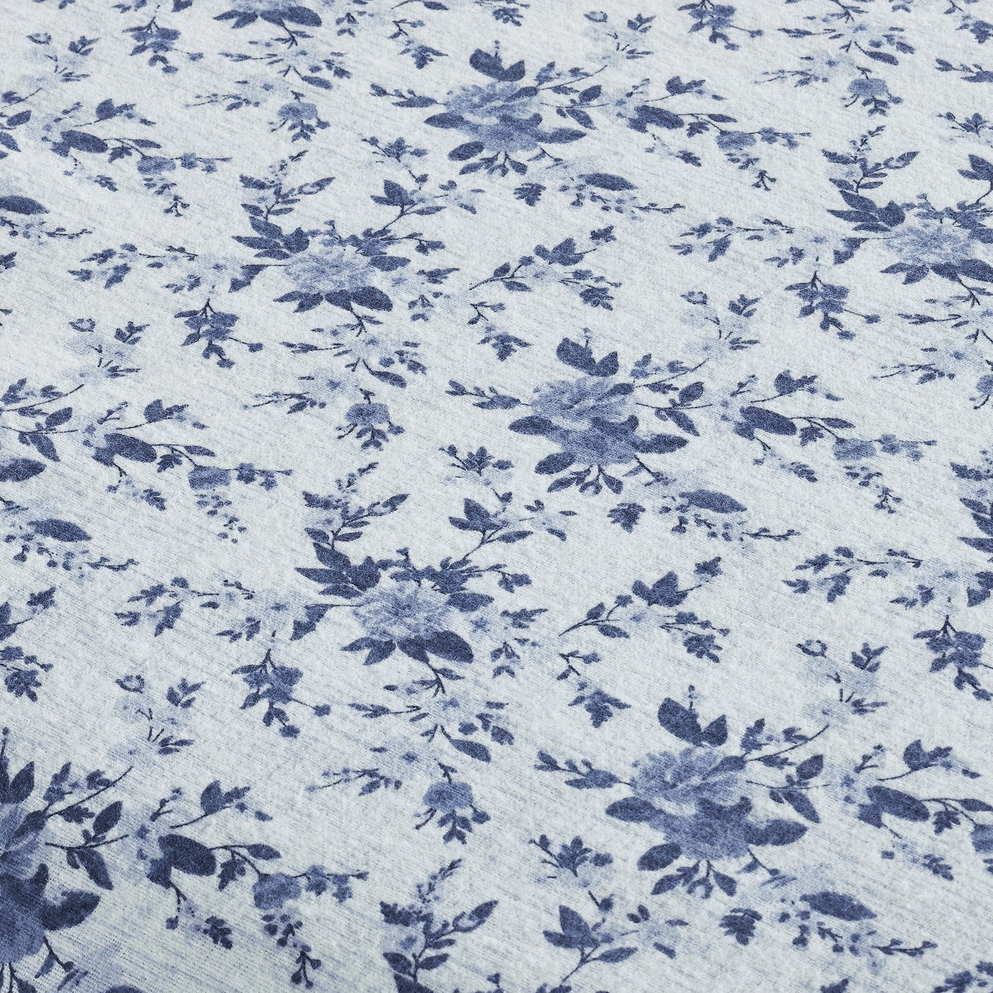 Breathable Luxury 3-Piece Brittany Printed Cotton Flannel Adult Bed Sheet Set, Twin - Luxury Bed Sheet Set with Deep Pockets Detail