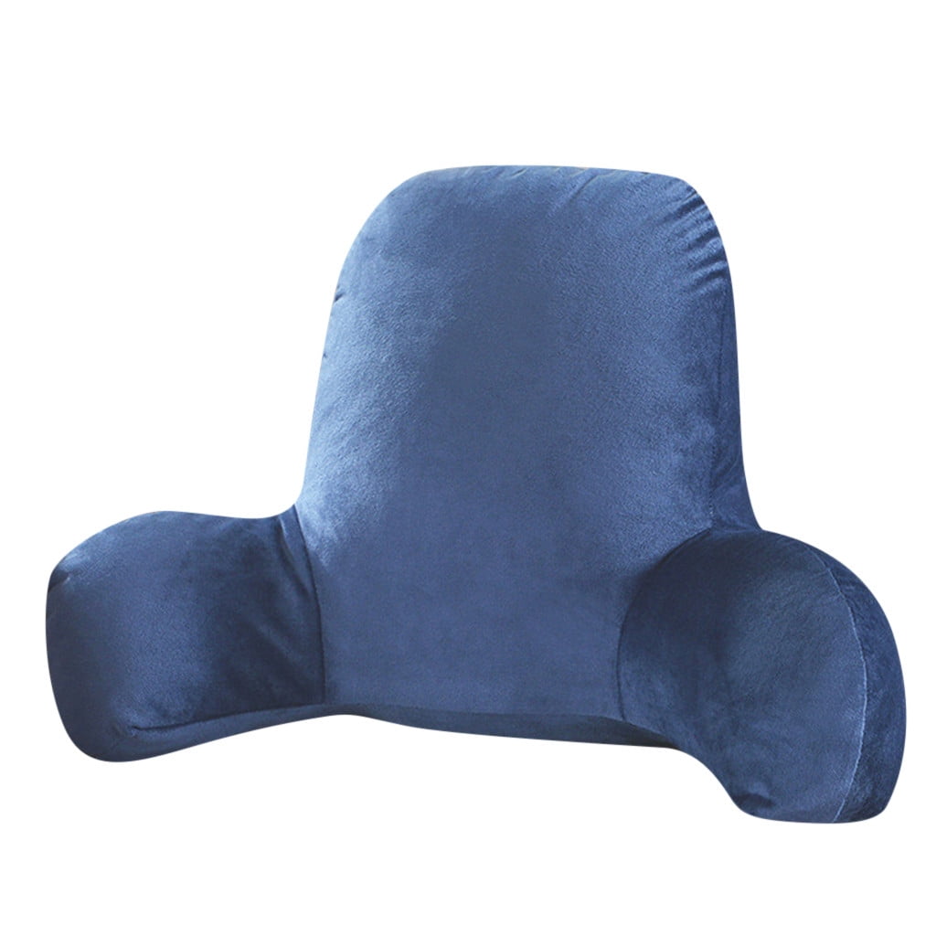 Hotel Collection Backrest Pillow with Arms, Back Rest for Bed Sitting, Plush Big Backrest Lumbar Support Chair Cushion, Foam ... - Hotel Quality Plush Sleeping Pillows Detail
