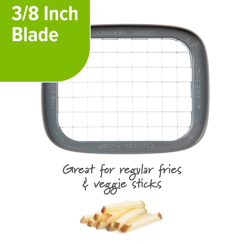 Ergonomic Manual 3-in-1 Deluxe French Fry Cutter - Multi-Functional Manual Food Chopper & Slicer Detail
