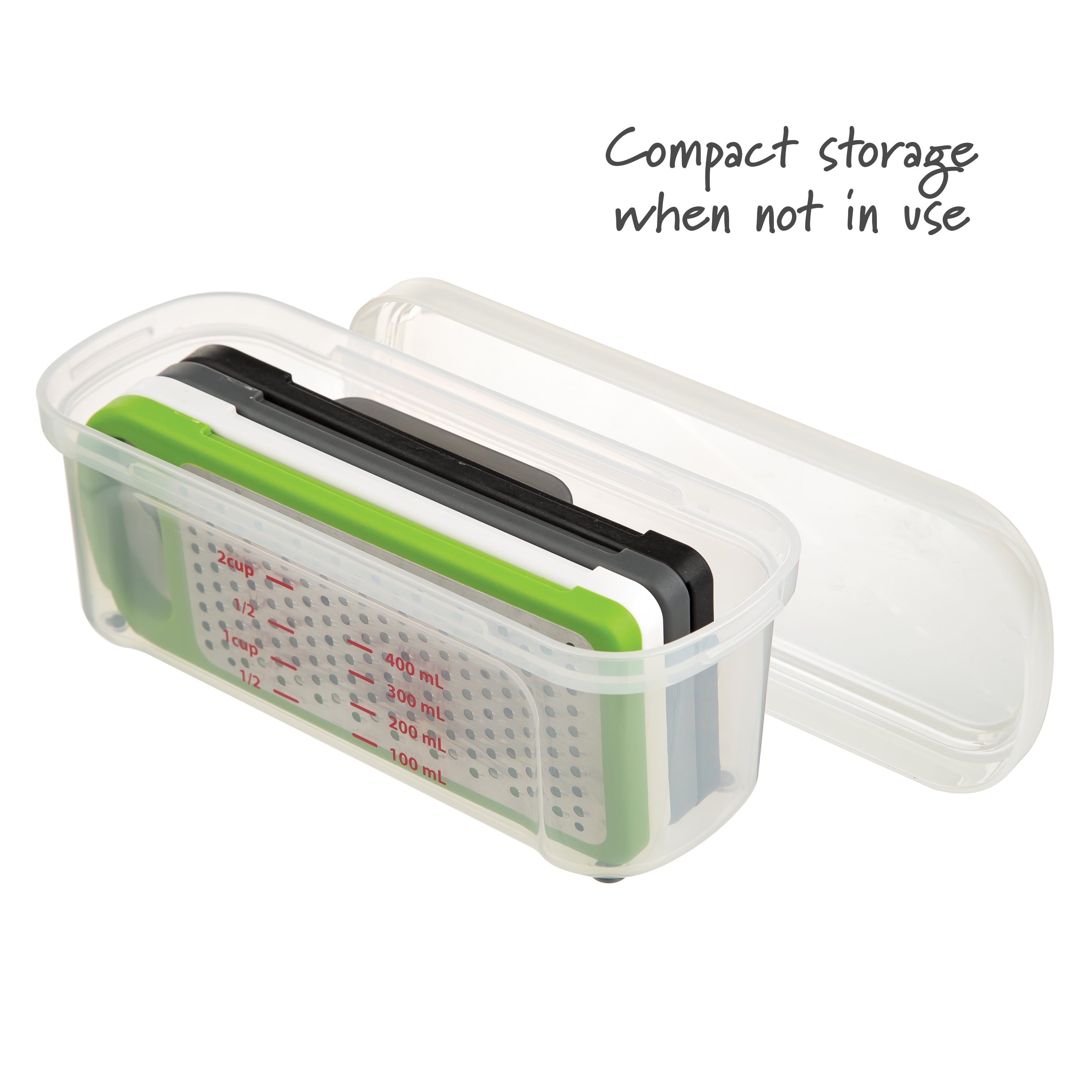 Time-Saving Compact Grate & Slice Set - Multi-Functional Manual Food Chopper & Slicer Detail