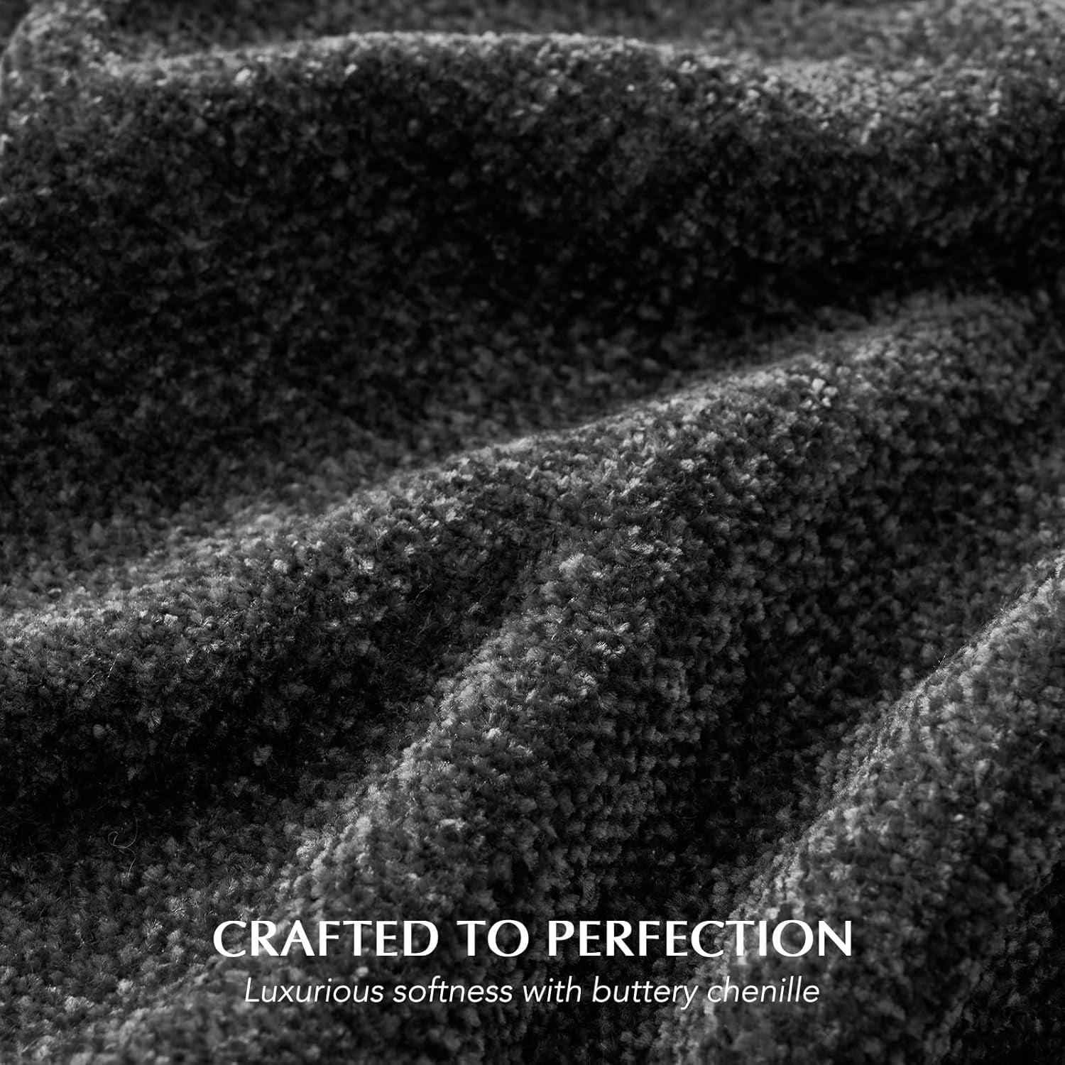 Reversible Sherpa Soft Chenille Throw Blanket for Couch, Cozy Plush Fuzzy Decorative Chenille Knit Throw Blanket with Tassels, Lightwei... - Lightweight Plush Warm Blanket for All Seasons Detail